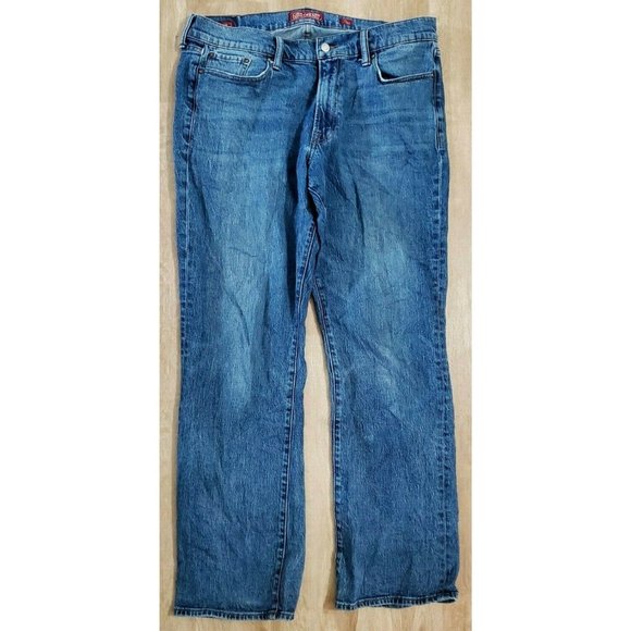 Lucky Brand Mens 367 Vintage Boot Blue Jeans 36